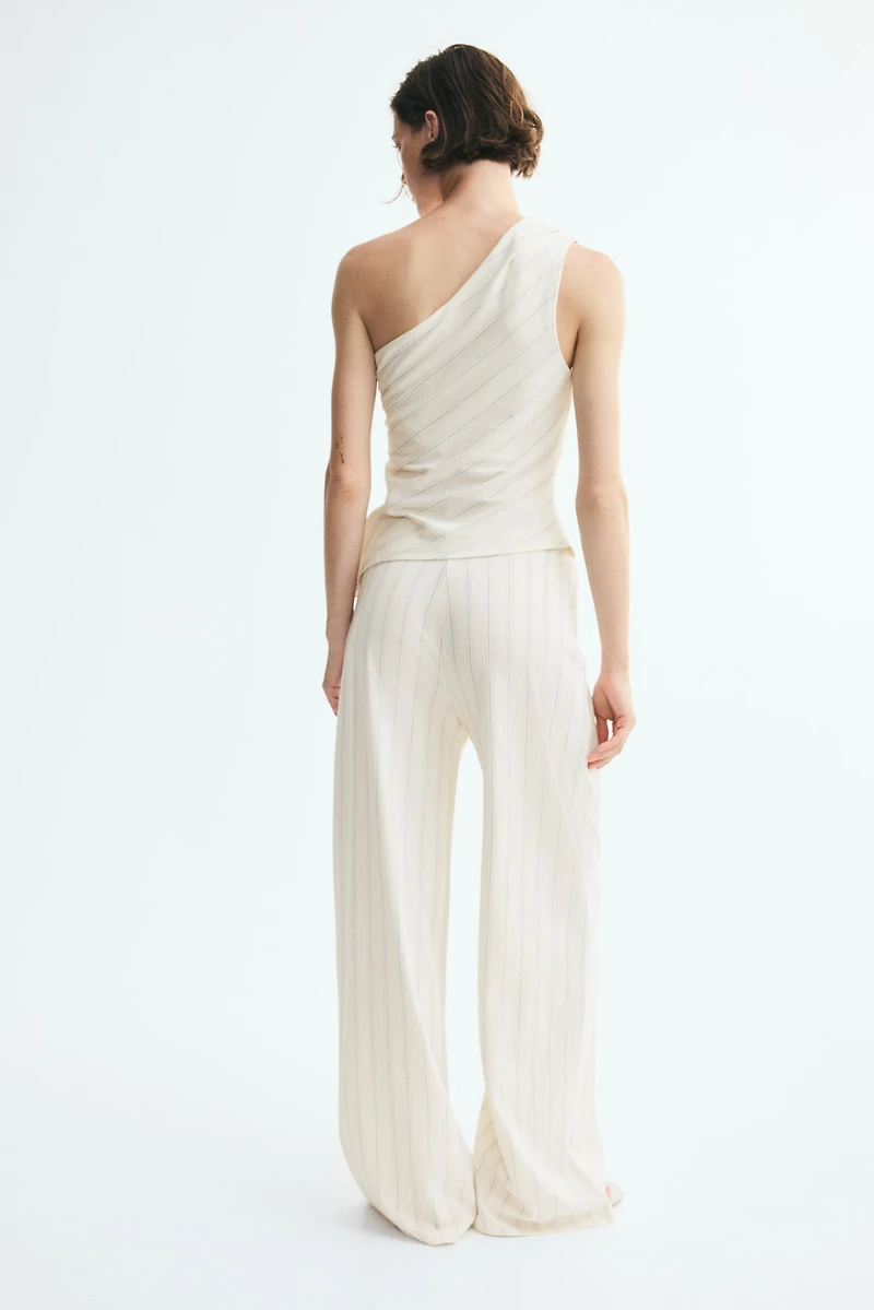 Cotton-Blend Pull-On Pants