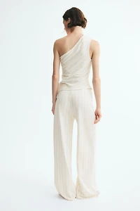 Cotton-Blend Pull-On Pants