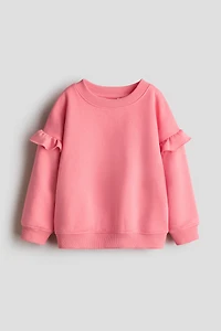 Ruffled Sweatshirt
