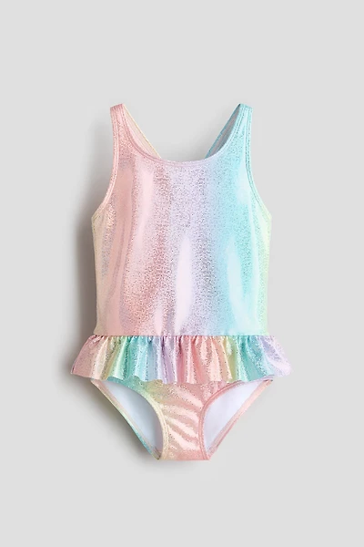 Flounce-Trimmed Swimsuit