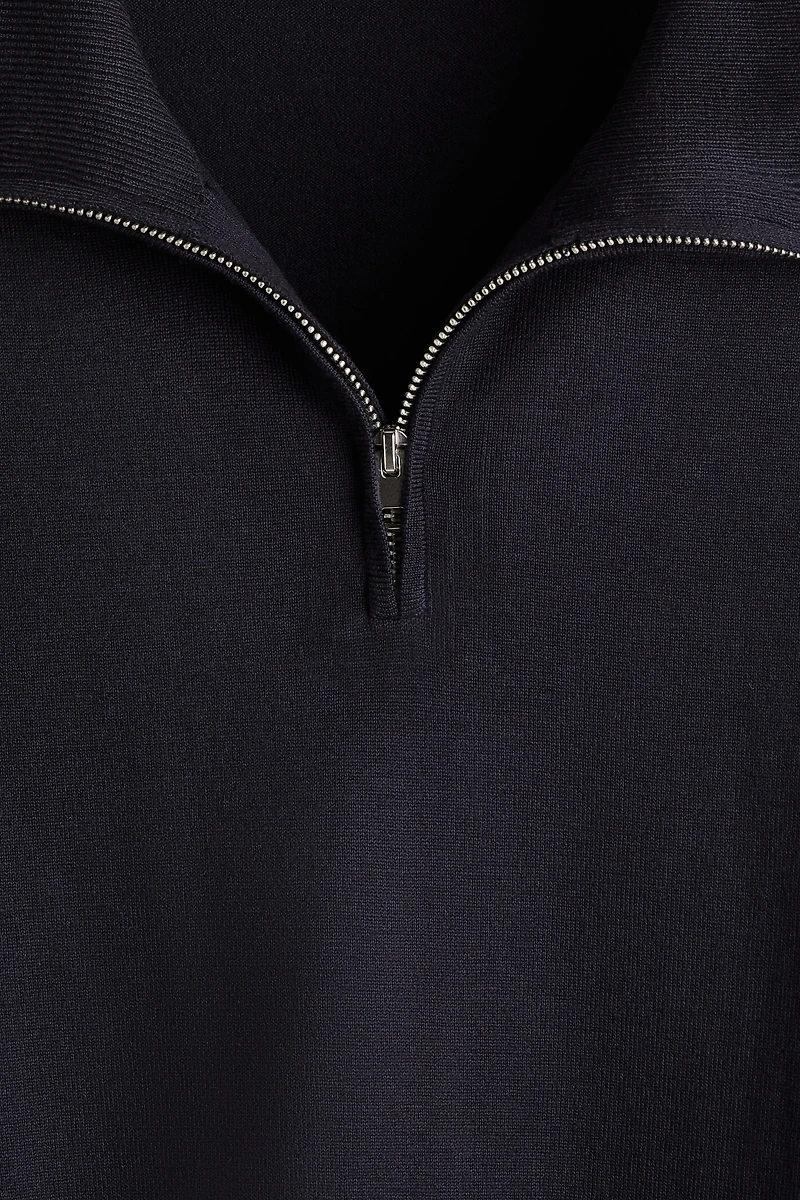 Regular-Fit Half-Zip Sweater