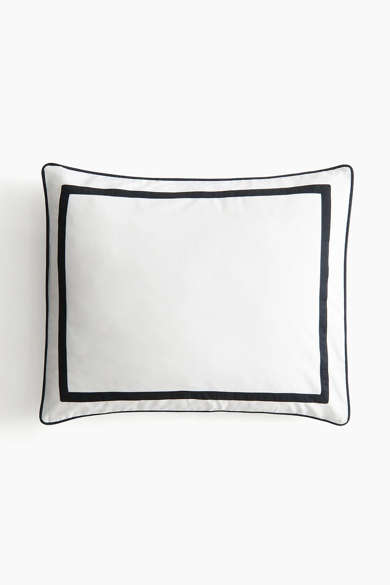 Taie d'oreiller en satin de coton