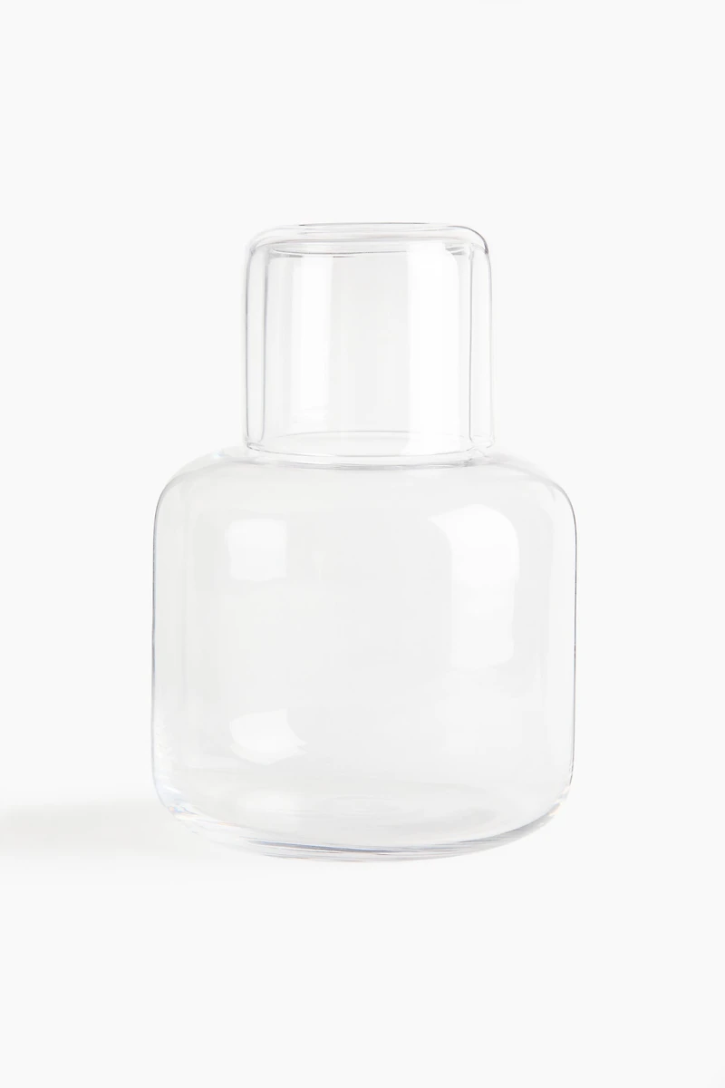 Bedside Water Carafe with Tumbler