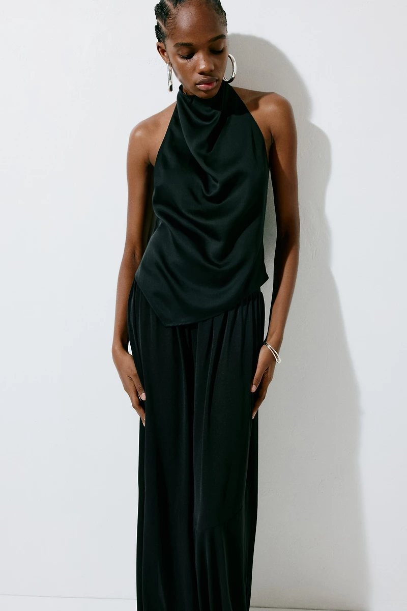 Haut asymétrique à dos nu