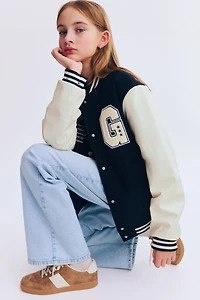 Veste de baseball avec appliqués