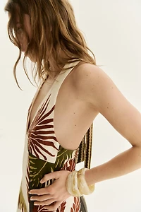 Linen Halterneck Dress