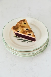 Petite assiette peinte à la main en grès cérame