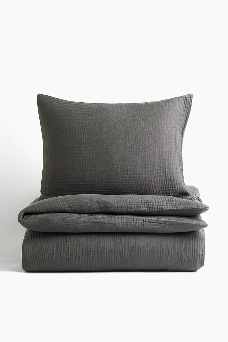 Muslin Twin Duvet Cover Set