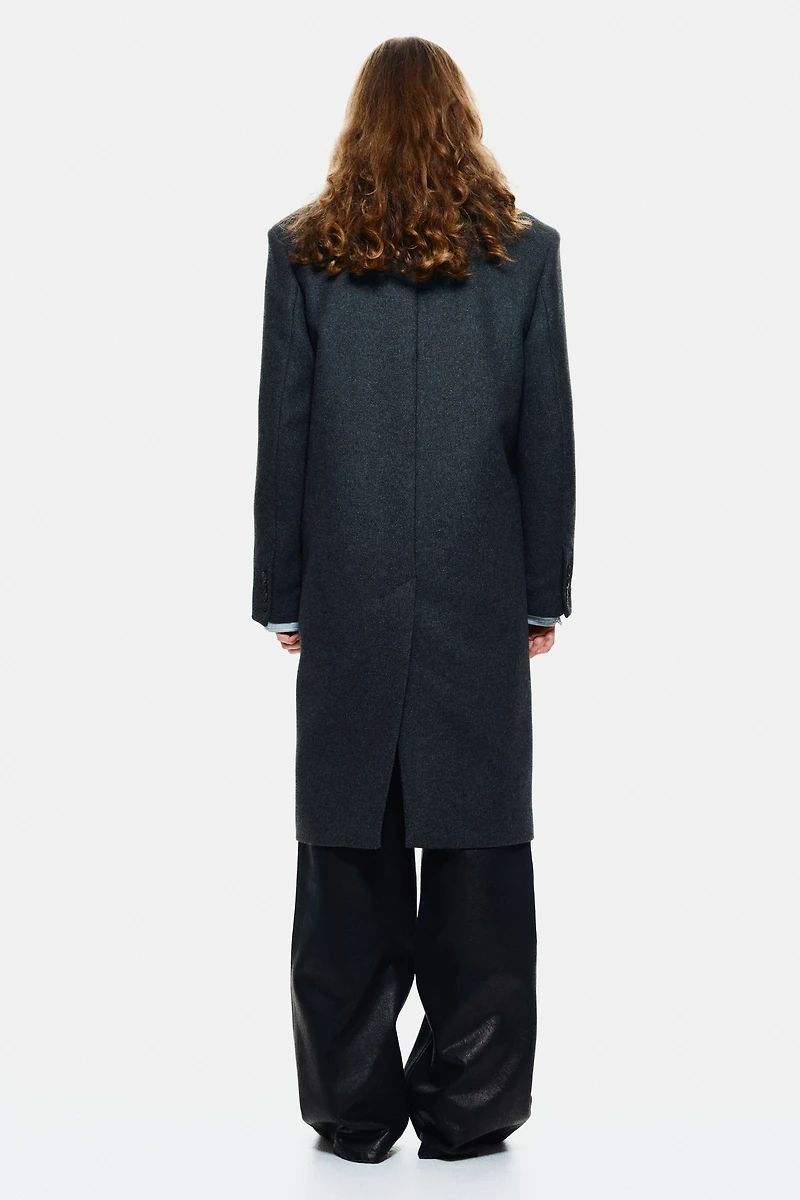 Wool-Blend Coat