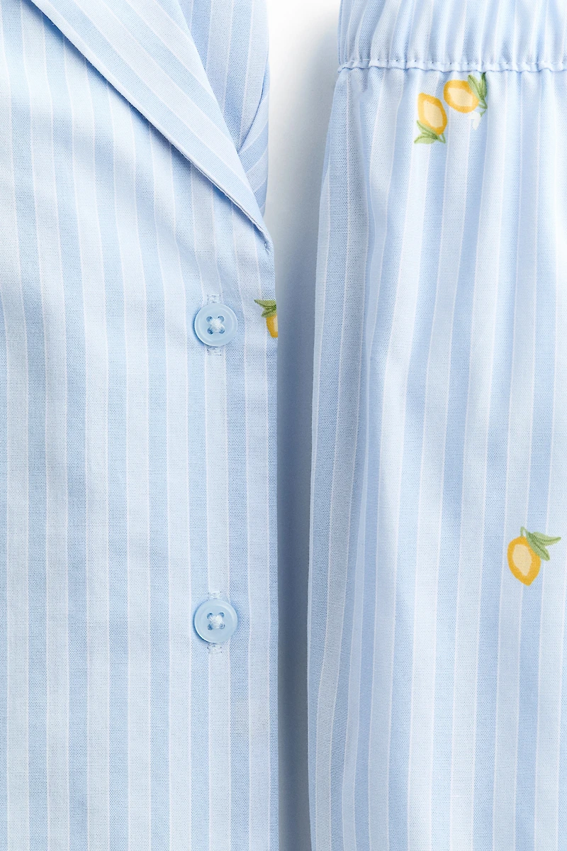 Pajama Shirt and Shorts