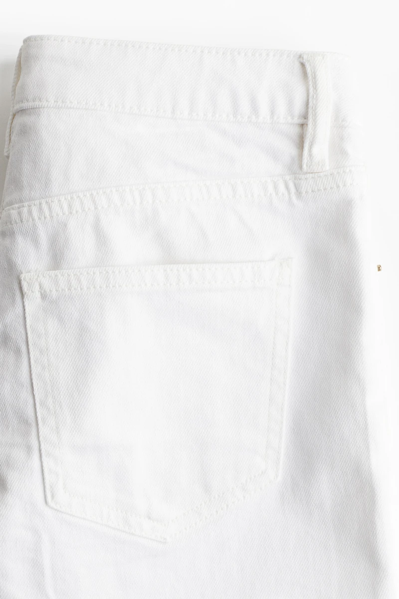 Short en denim avec laçage