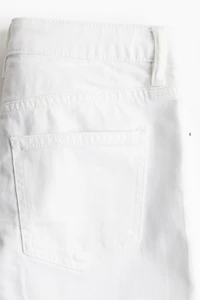 Short en denim avec laçage