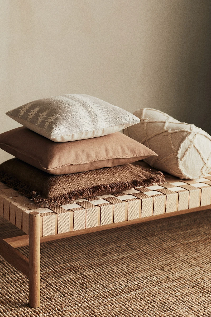 Textured-Weave Cushion Cover