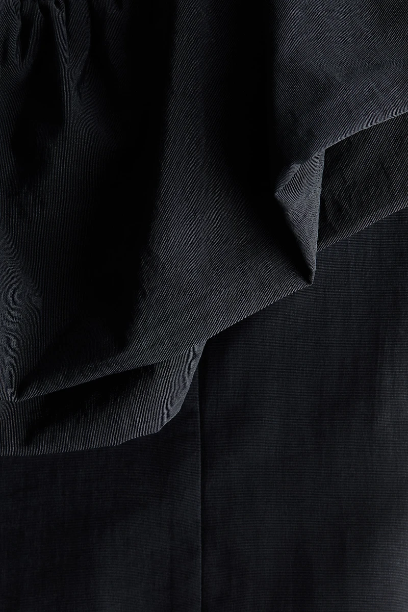 Ruffle-Trimmed Off-the-Shoulder Top