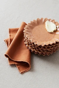 Lot de 2 serviettes de table en lin mélangé