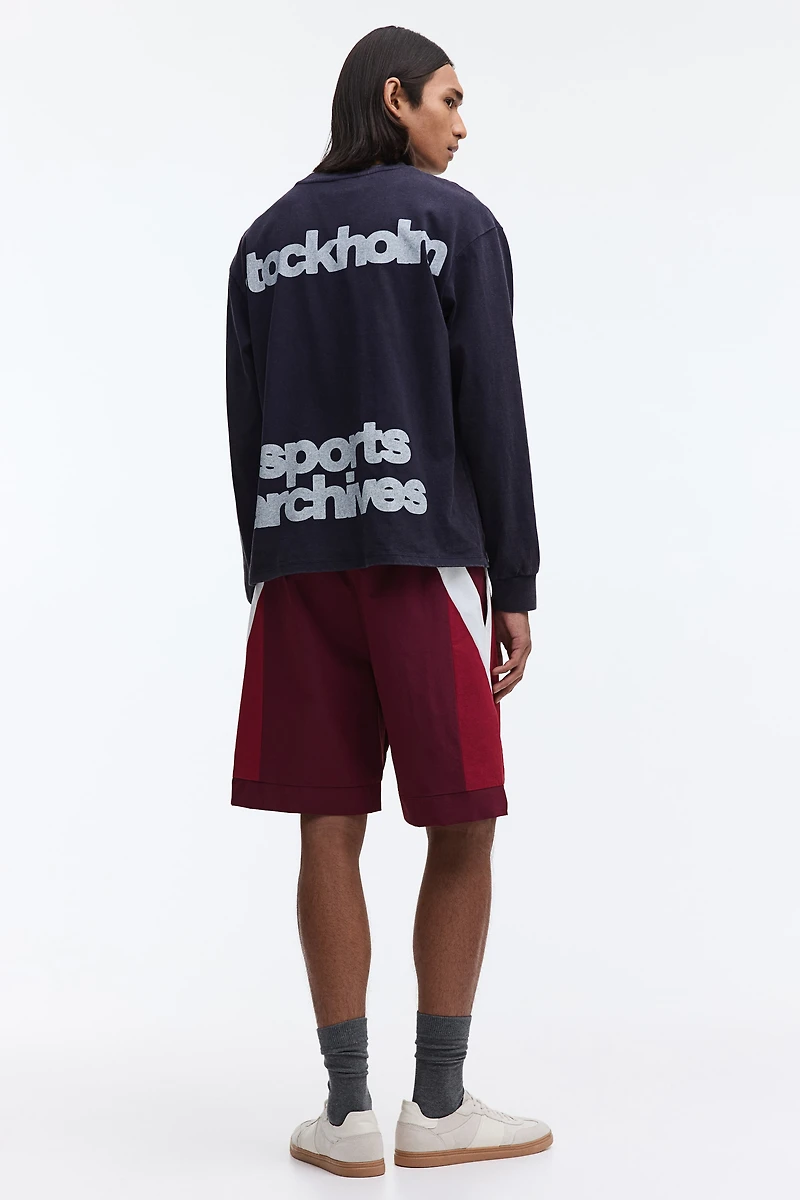 Loose-Fit Track Shorts