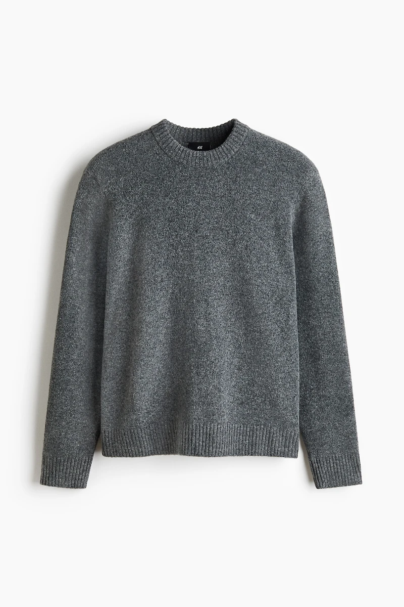 Regular-Fit Brushed Sweater