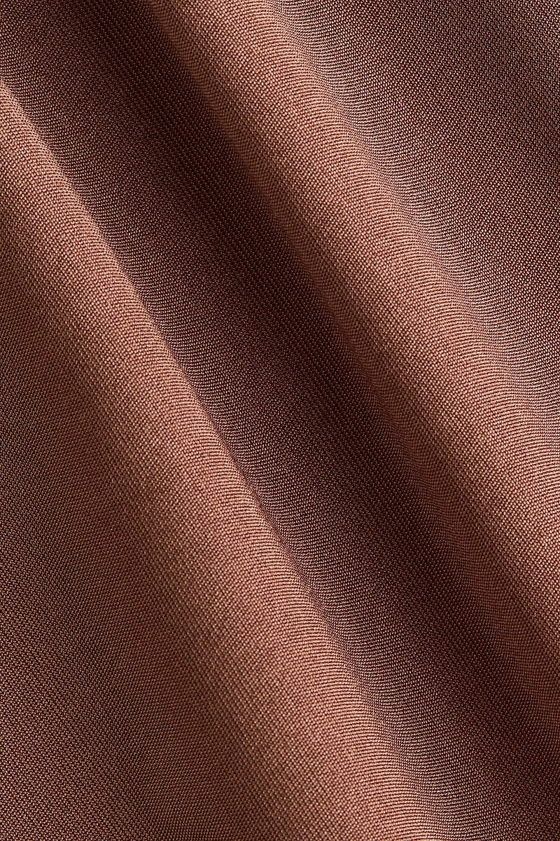 Lace-Trimmed Halterneck Top