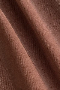 Lace-Trimmed Halterneck Top