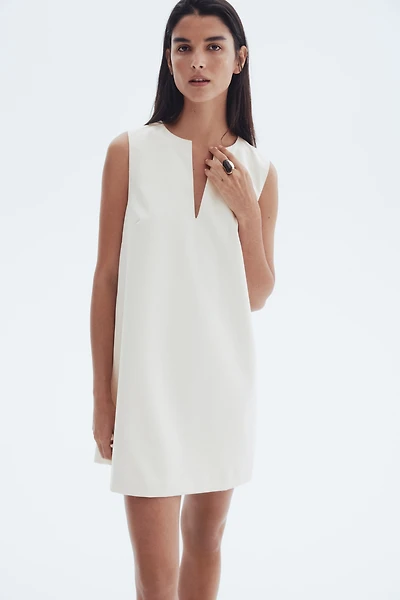 Twill Shift Dress