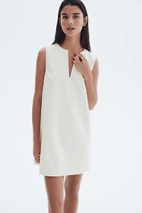Twill Shift Dress