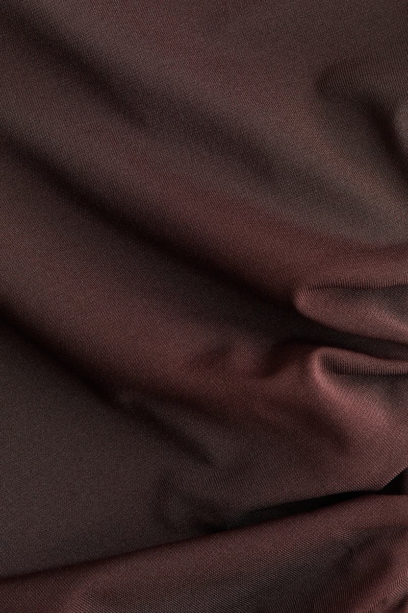 Draped One-Shoulder Top