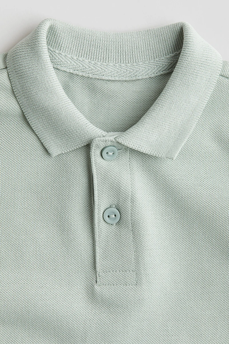 Cotton Pique Polo Shirt