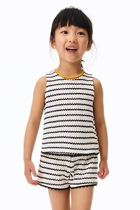 Textured-Knit Shorts