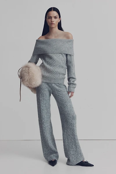 Off-the-Shoulder Sweater