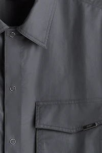 Loose-Fit Short-Sleeved Utility Shirt