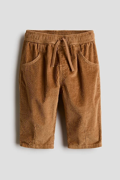 Cotton Corduroy Joggers