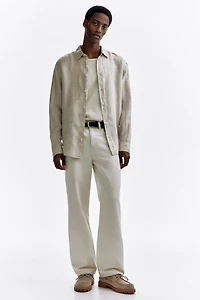 Chemise classique en lin