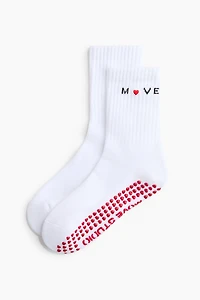 2-Pack Non-Slip Sports Socks