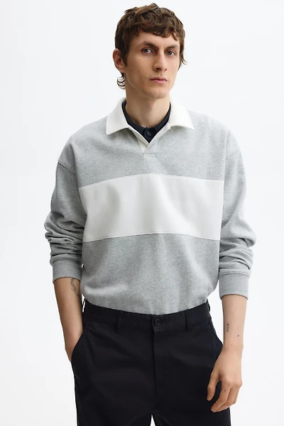 Loose-Fit Rugby Sweatshirt