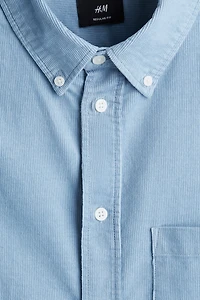 Regular-Fit Corduroy Shirt