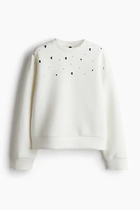 Studded Scuba Sweatshirt