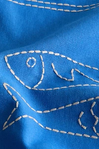 Embroidered-Motif Cushion Cover