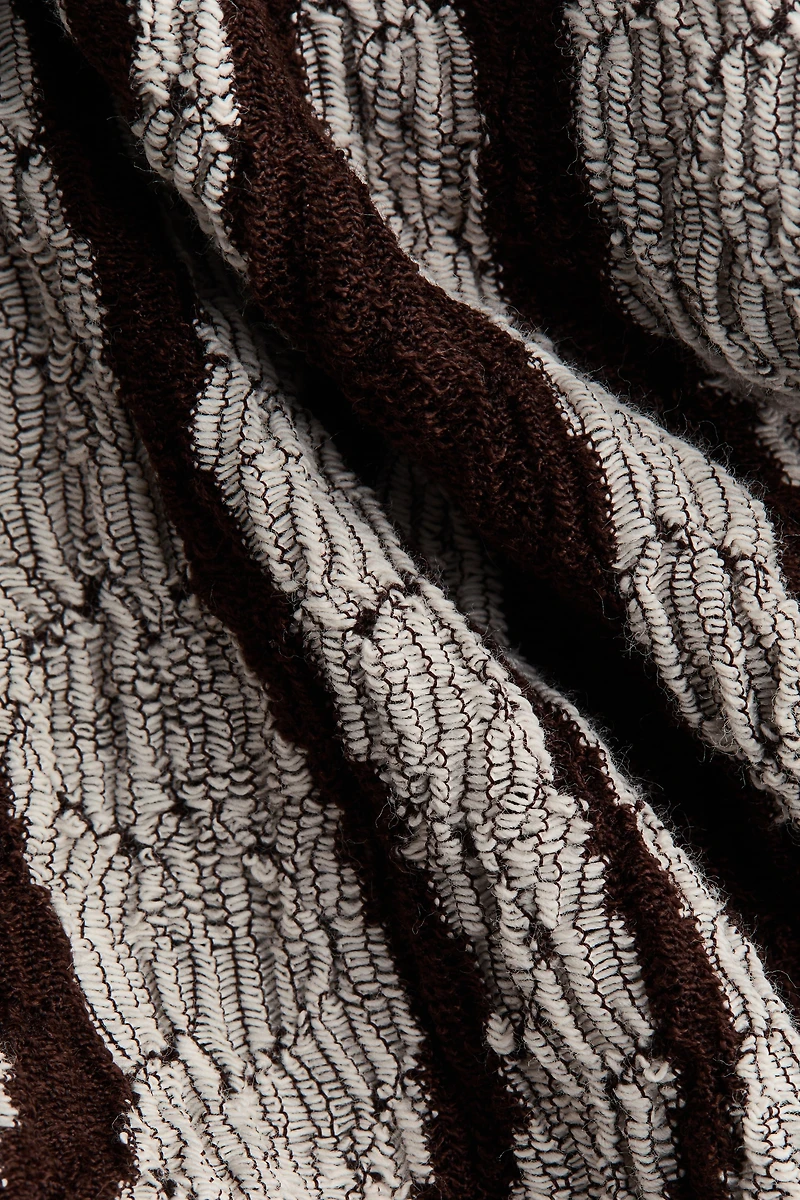 Textured Pull-On Pants