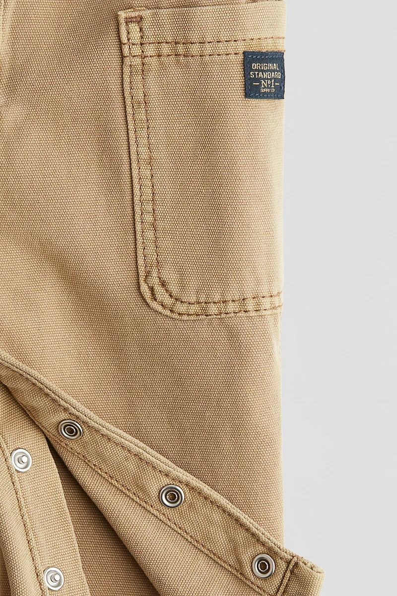 Salopette en toile de coton