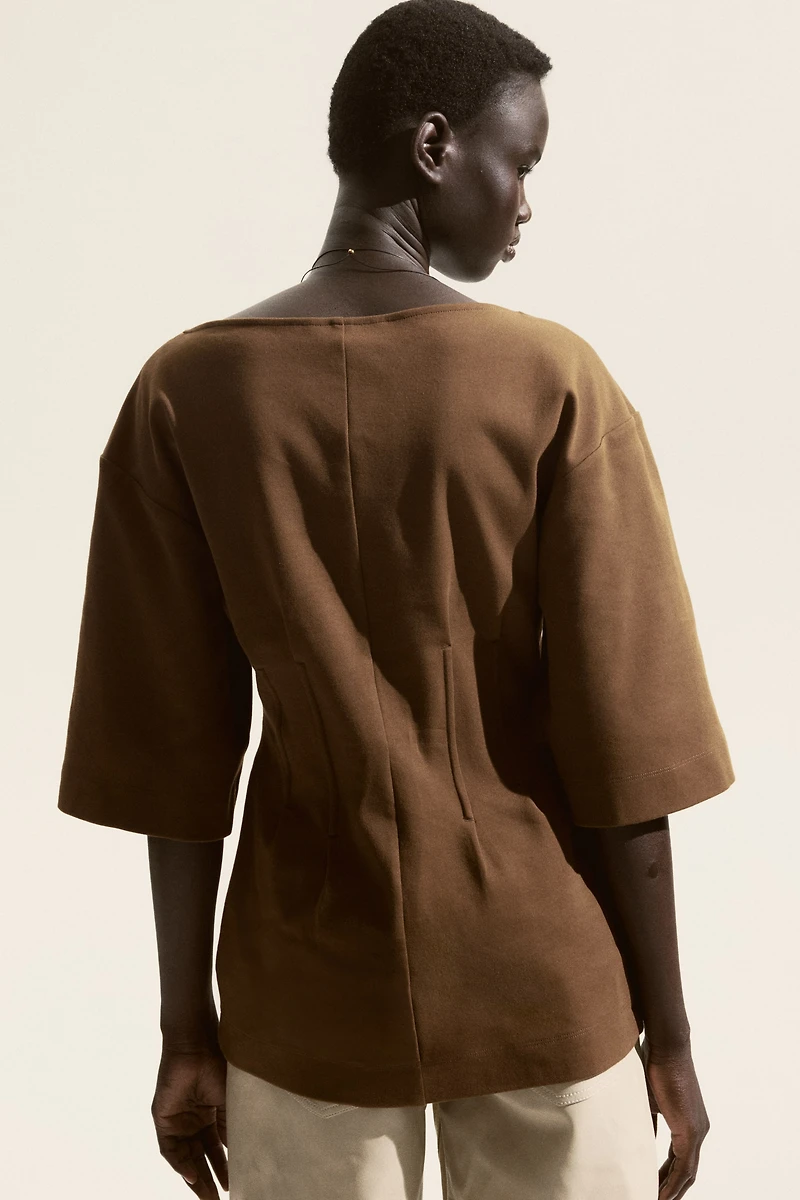 T-Shirt with Defined Waist