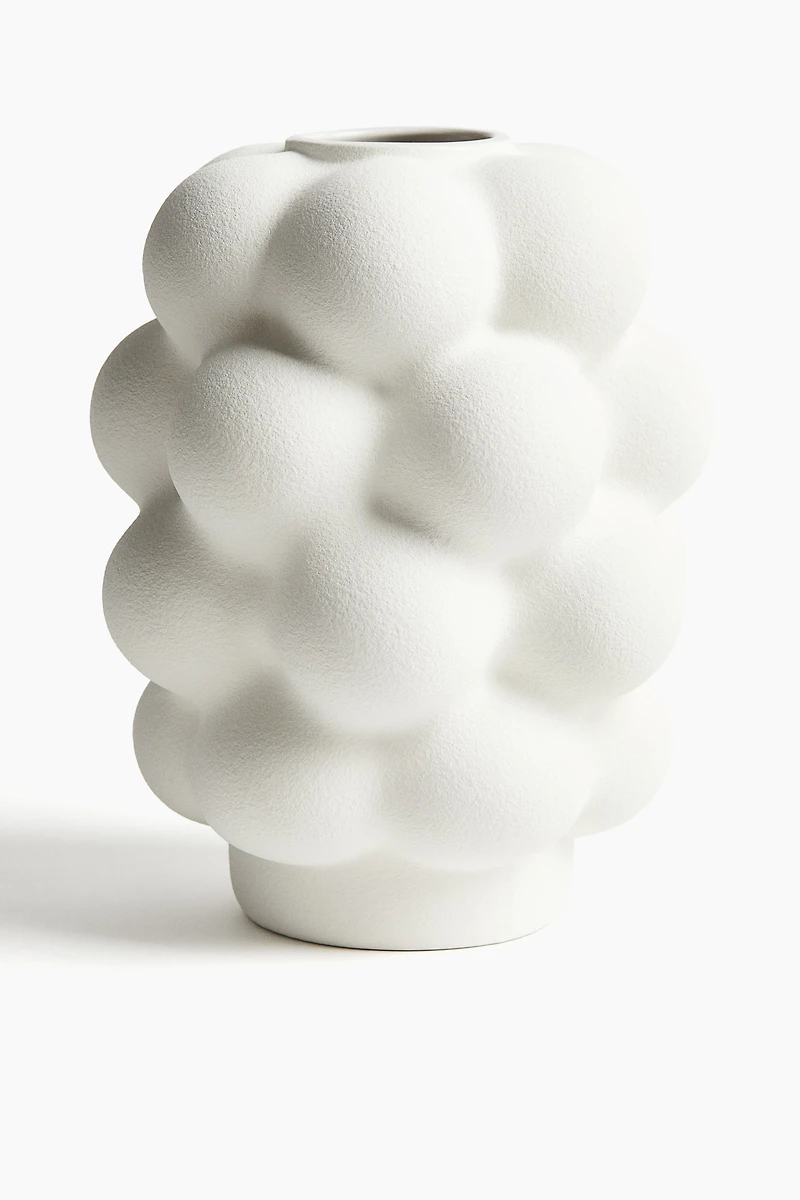 Large Bubbly Stoneware Vase