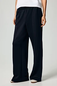 Crease-Front Pull-On Pants
