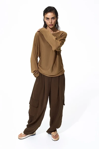 Boat-Neck Sweater