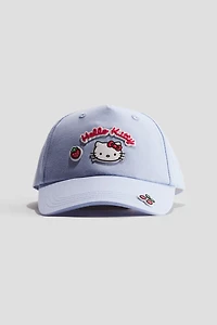 Motif-Detail Cotton Cap