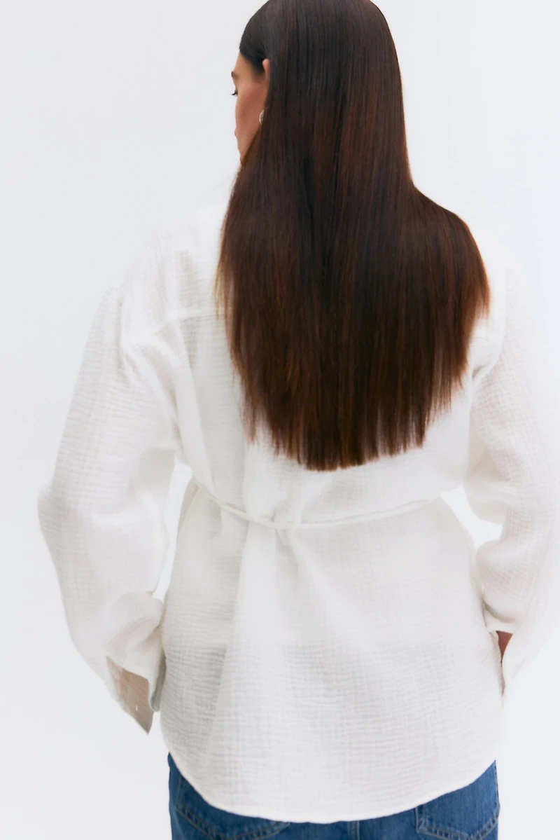 MAMA Before & After Muslin Shirt