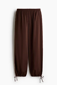 Drawstring-Detail Balloon-Leg Pants