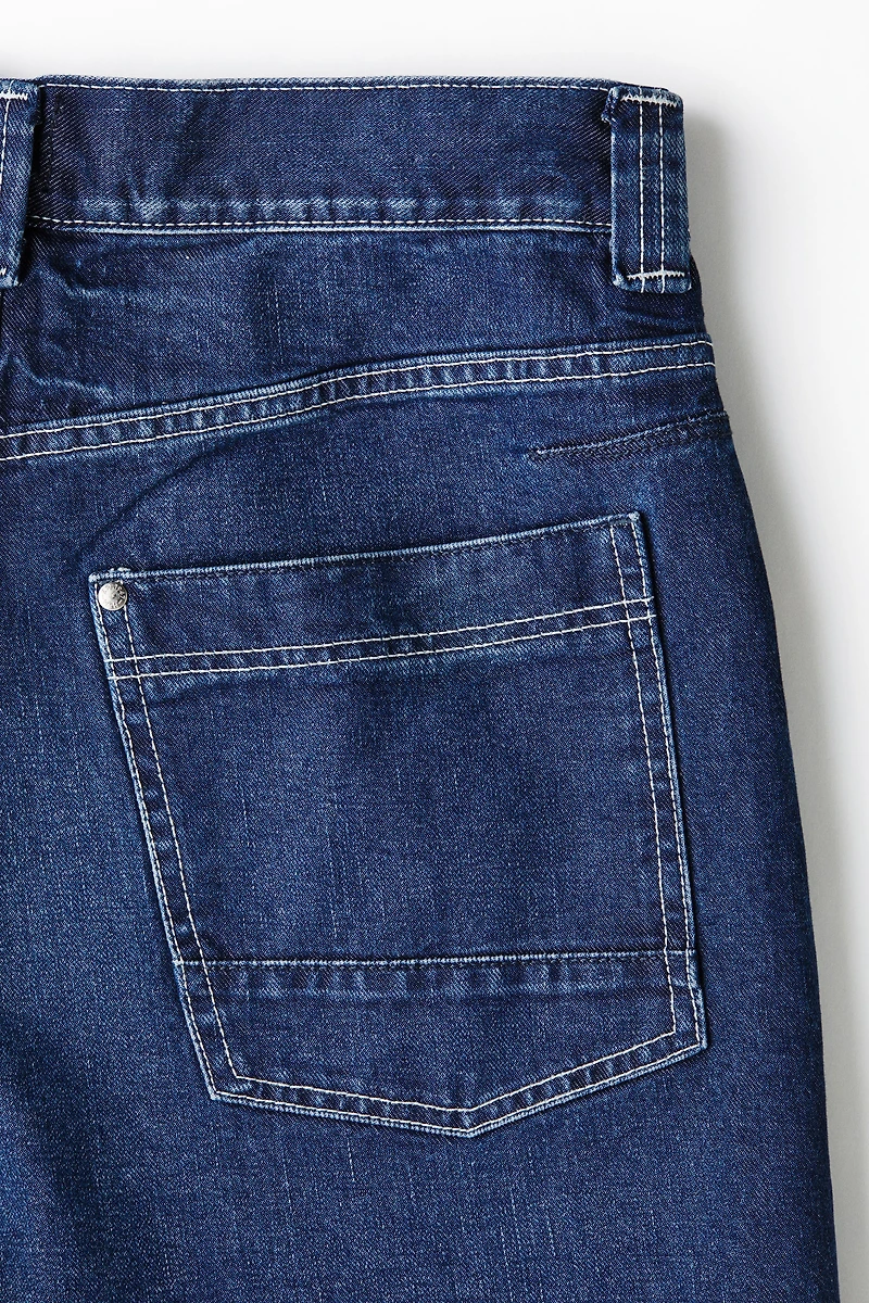 Super-Baggy Denim Shorts