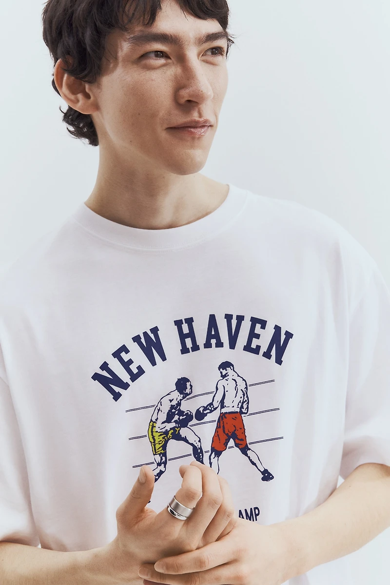 T-shirt imprimé Coupe Flottante