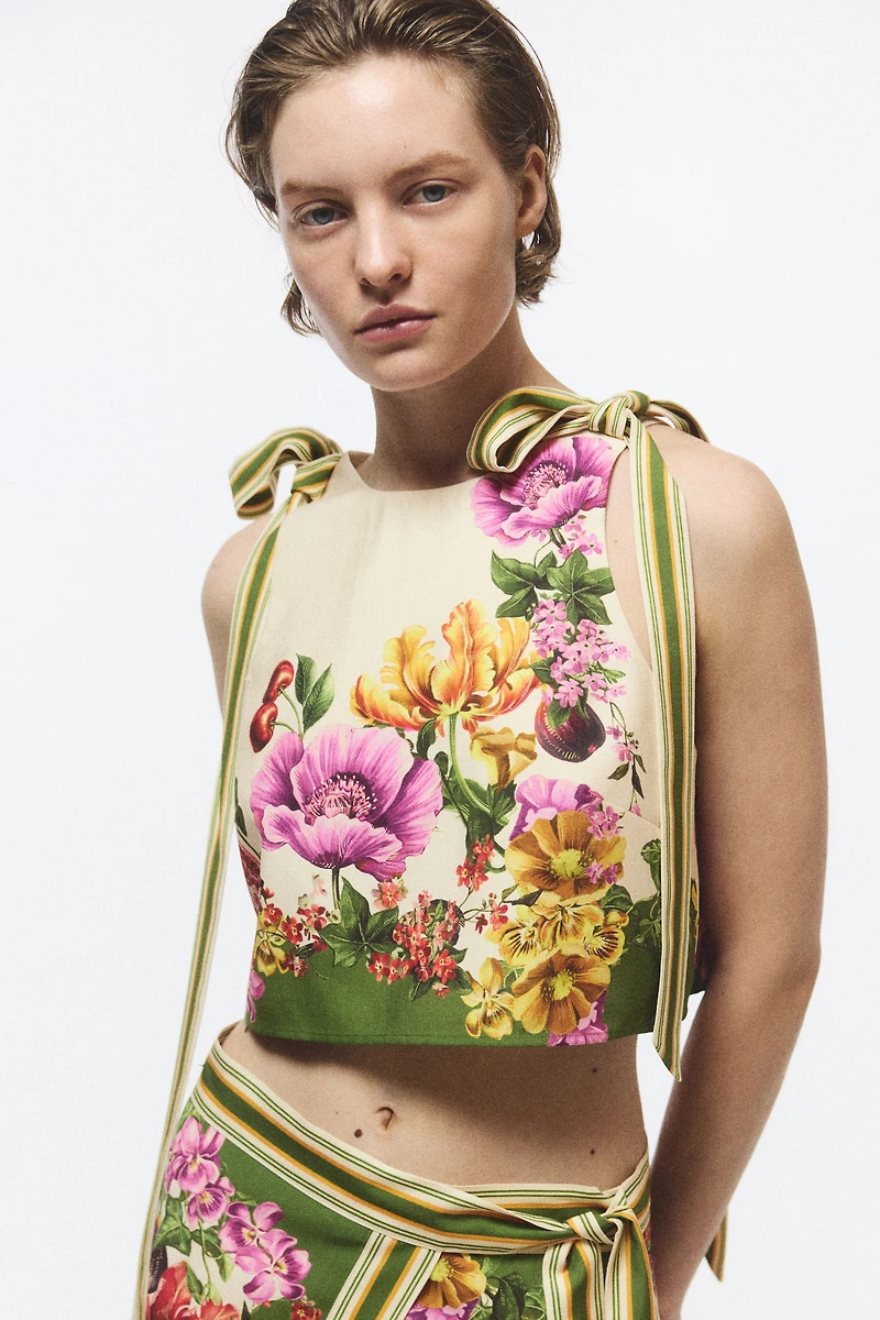 Tie-Strap Crop Top