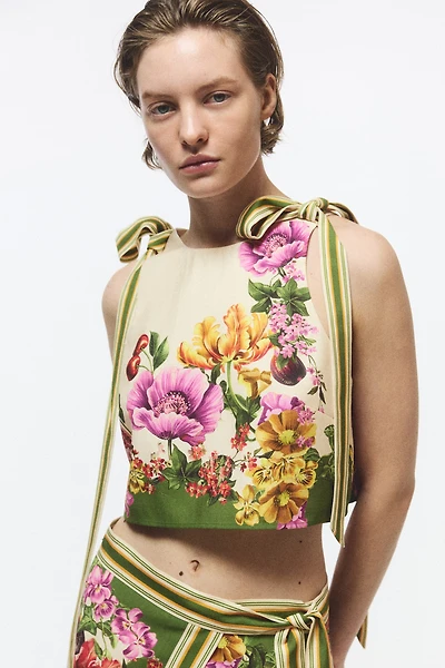 Tie-Strap Crop Top